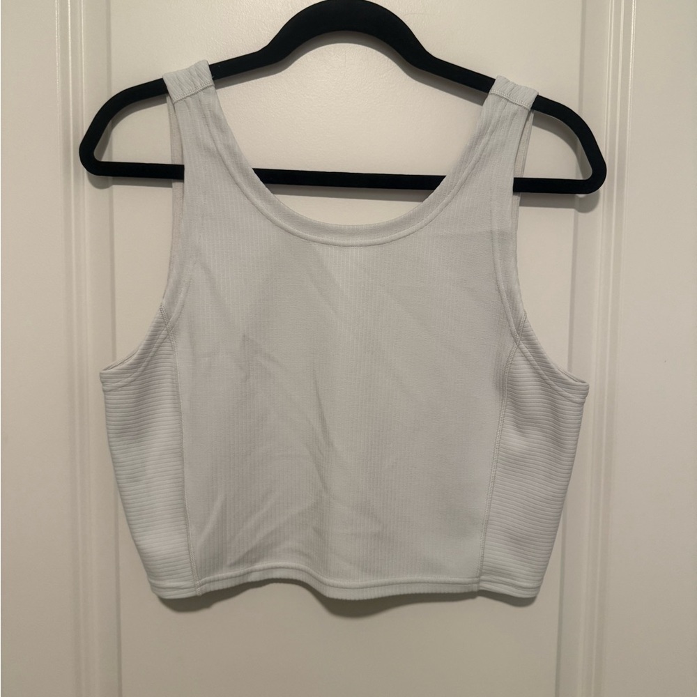 Lululemon Athletica Ribbed Softstreme Cropped Tank Top